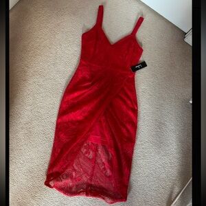 Lulus red dress